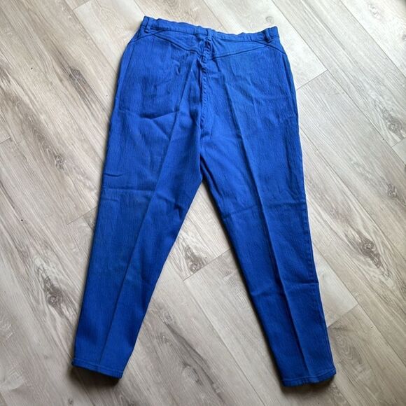 Vintage 90’s Stefano World Wide Ankle Cropped Blue Jeans Size 24 - Picture 3 of 7